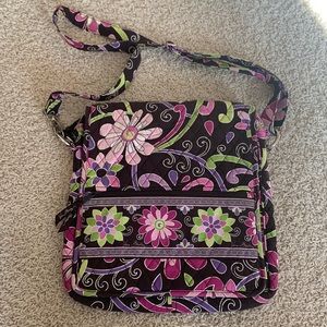 Vera Bradley Purple Punch Messenger Bag